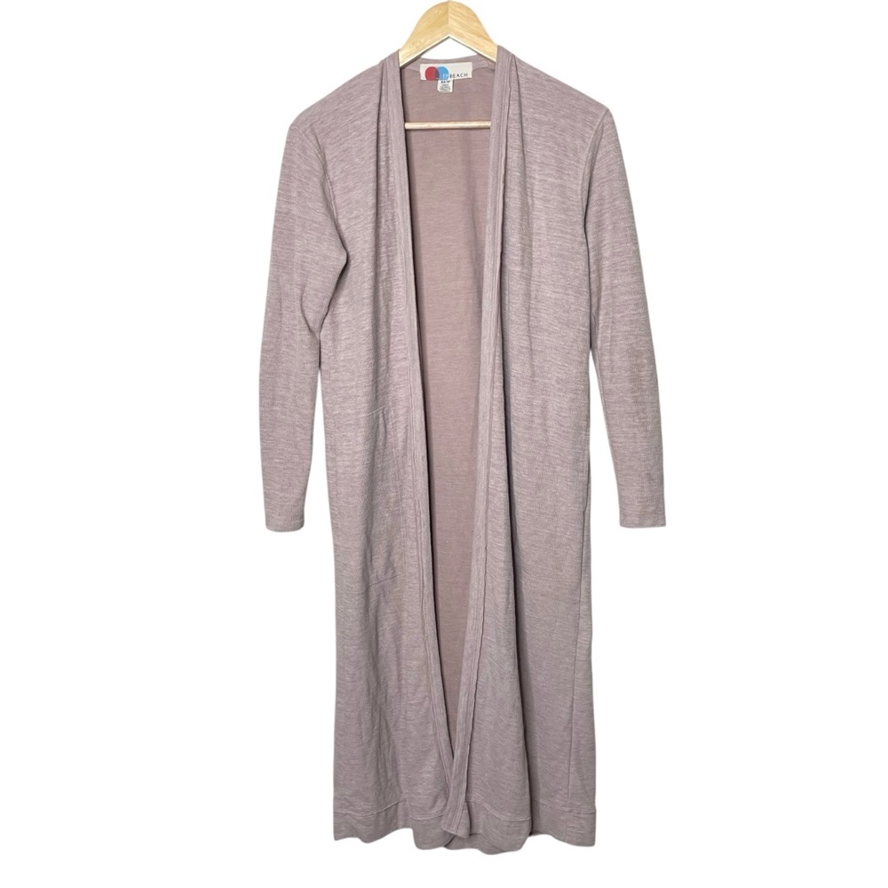 Free People Beach Bicoastal Long Duster Cardigan Sweet Whisper XS - Picture 4 of 12